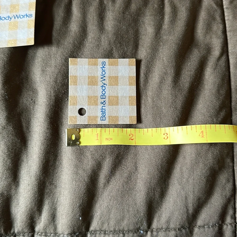 Bath & Body Works Small Cardboard Gingham Gift Tags